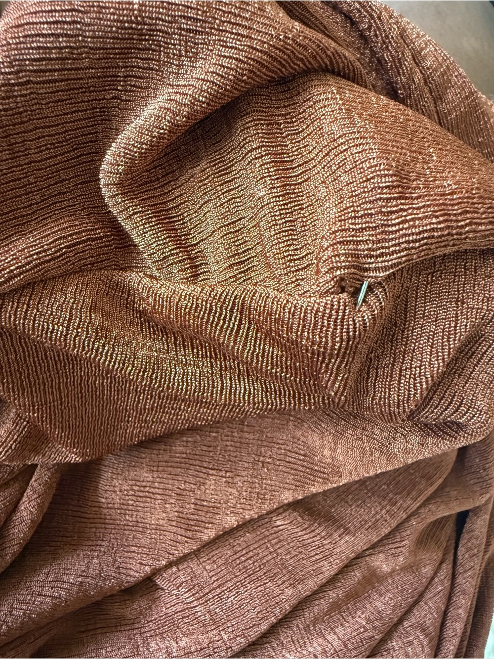With Jean Andy Rust/Brown Long Sleeve Dress - Picture 6 of 6